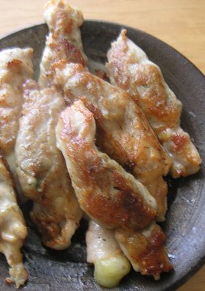 豚薄切り肉で■のりチーズ大葉巻き-レシピのメイン写真