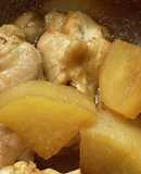 大根と若鶏手羽元の　カンタン酢さっぱり煮