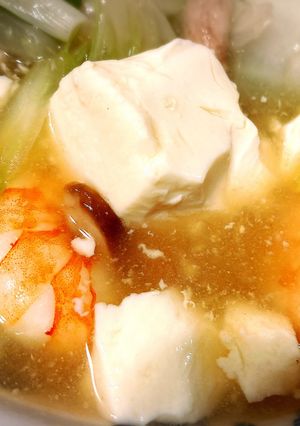 身体ポカポカ♡海老と豆腐の中華あんかけ-レシピのメイン写真