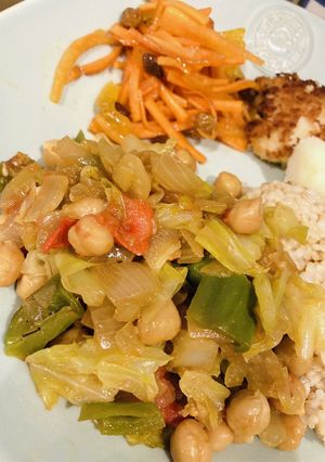 ひよこ豆と野菜の玉ねぎ麹煮込み-レシピのメイン写真