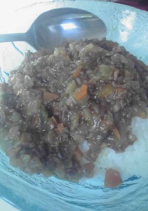 簡単！セロリたっぷりドライカレー-レシピのメイン写真