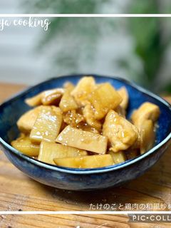 ほっこり!たけのこと鶏肉の炒め煮-レシピのメイン写真