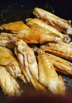 チキンスティックの甘辛煮(手羽中です)-レシピのメイン写真