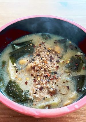 胡麻かおる豆乳納豆味噌汁-レシピのメイン写真