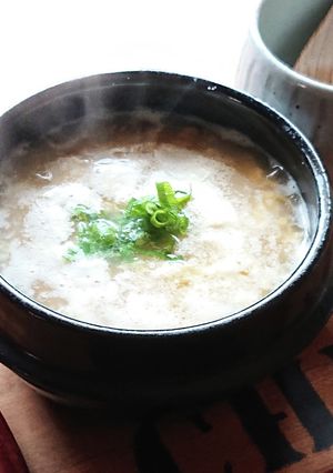 お一人様ダイエットランチ★鶏玉子雑炊-レシピのメイン写真