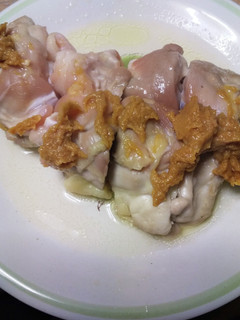 ふじの男の料理 鳥のささみからし味噌付け-レシピのメイン写真