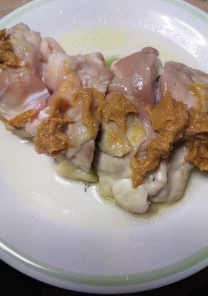 ふじの男の料理　鳥のささみからし味噌付け-レシピのメイン写真