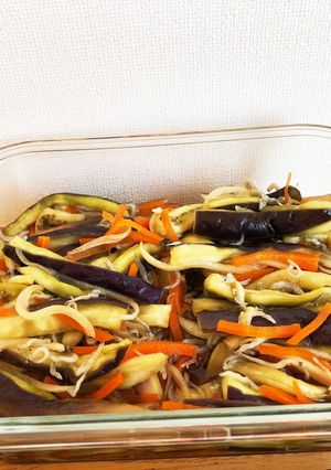 レンジで簡単！野菜の南蛮漬け-レシピのメイン写真