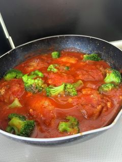 時短!煮込み豆腐ハンバーグ-レシピのメイン写真