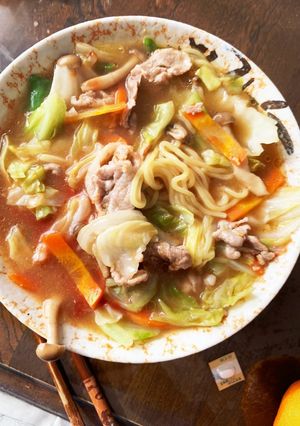お一人様！味噌ラーメンに洋風隠し味-レシピのメイン写真