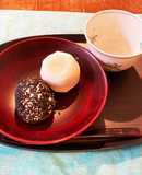 白玉粉と豆腐でレンチンあんもち♡