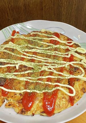 ソーセージでお好み焼き-レシピのメイン写真