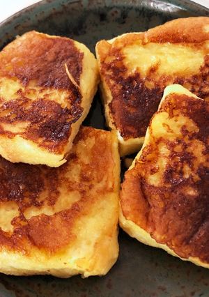 甥のおやつごはん！耳なしフレンチトースト-レシピのメイン写真