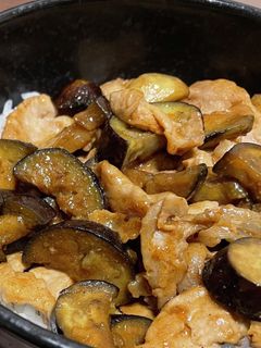 【簡単】豚と茄子の麻婆丼-レシピのメイン写真