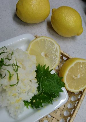 レモン&大葉　香る～♥＾＾♥寿司飯・酢飯-レシピのメイン写真