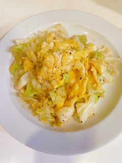 中華風♡キャベツとふんわり卵炒め-レシピのメイン写真