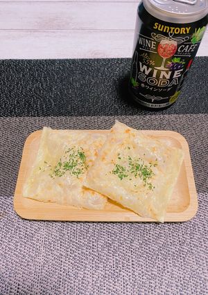簡単！チーズせんべい-レシピのメイン写真