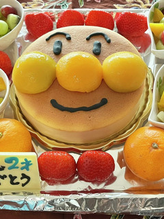 冷凍ケーキで★アンパンマン誕生日ケーキ!-レシピのメイン写真