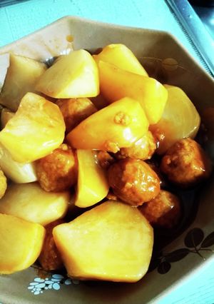 カブと肉団子のケチャップ煮★-レシピのメイン写真