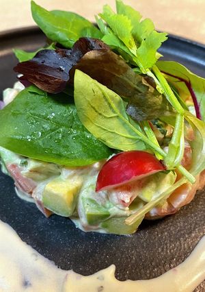 サーモンアボカドサラダ★ヨーグルトソース-レシピのメイン写真