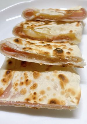 餃子の皮でブリトー風-レシピのメイン写真