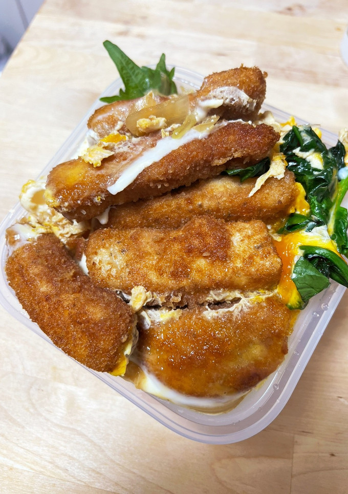 衣がサクサク☆一口豚カツのカツ丼弁当-レシピのメイン写真
