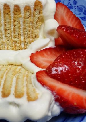 子どもと作る＊焼かない木目のケーキ＊-レシピのメイン写真