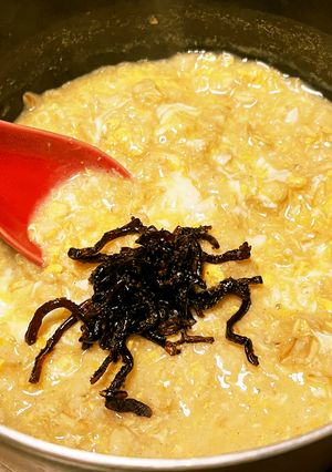 オートミールで卵がゆ☆朝食に♪-レシピのメイン写真