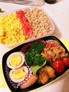 息子弁当12月1日-レシピのメイン写真