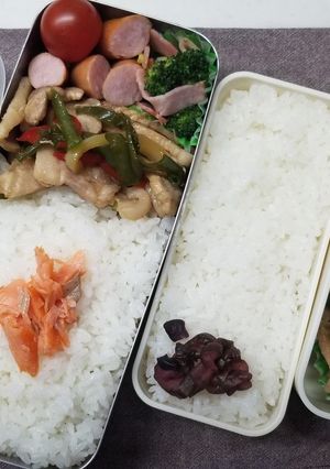 豚肉炒め弁当(12.5)-レシピのメイン写真