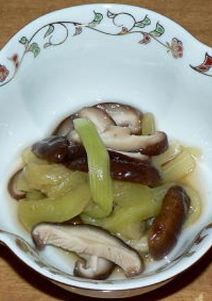 ナスと椎茸の梅めんつゆ味-レシピのメイン写真