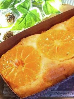 皮まで食べる♪みかんのパウンドケーキ-レシピのメイン写真