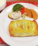 お一人様分☆鶏むね肉パイ包み焼き