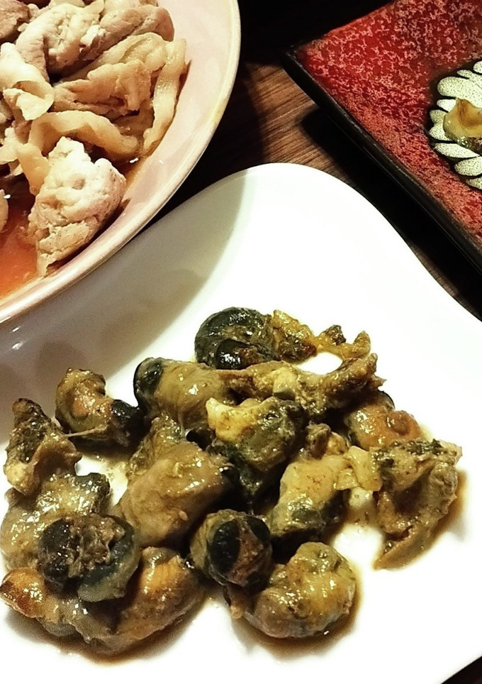 サザエの肝のバター醤油炒め-レシピのメイン写真
