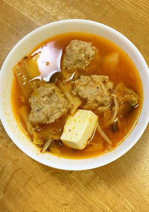 旨辛！野菜たっぷりキムチスープ-レシピのメイン写真