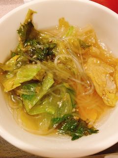 レタスと春雨の中華スープ-レシピのメイン写真
