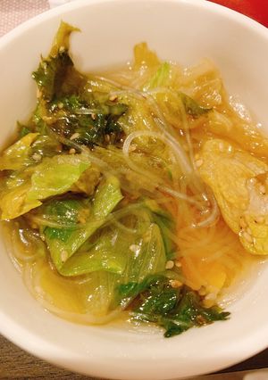 レタスと春雨の中華スープ-レシピのメイン写真