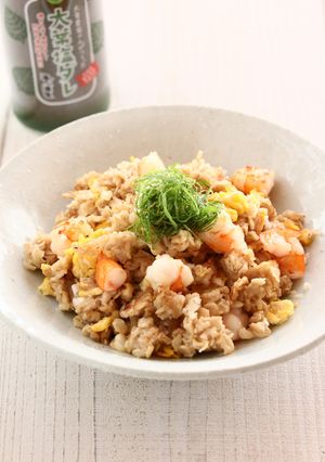 大葉とエビのオートミールチャーハン-レシピのメイン写真