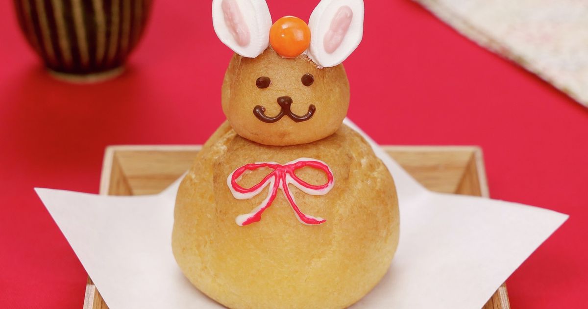 鏡餅のうさぎさん by モンテールスイーツ 【クックパッド】 簡単