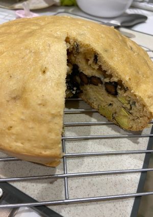 炊飯器で簡単！さつまいもと黒豆のケーキ-レシピのメイン写真