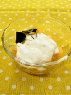 柿のヨーグルト和え-レシピのメイン写真