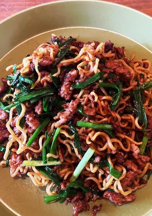 パリパリ簡単ピリ辛焼きそば-レシピのメイン写真