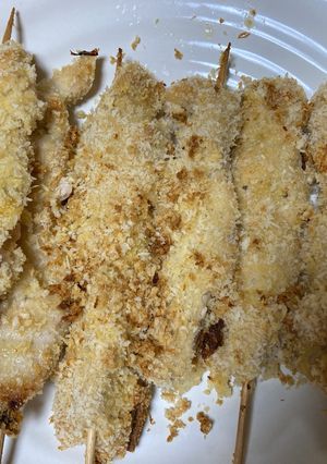 鶏胸肉の揚げない串カツ-レシピのメイン写真