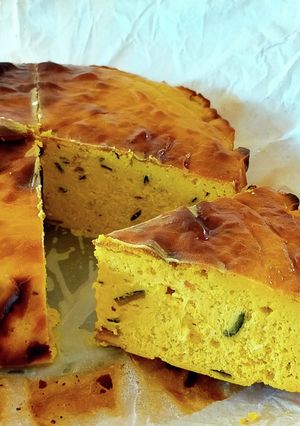 南瓜のバスクチーズケーキ-レシピのメイン写真