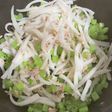 大根の皮と葉のツナ炒め