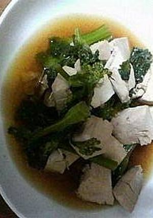 まぐろと菜の花の炊き合わせ-レシピのメイン写真