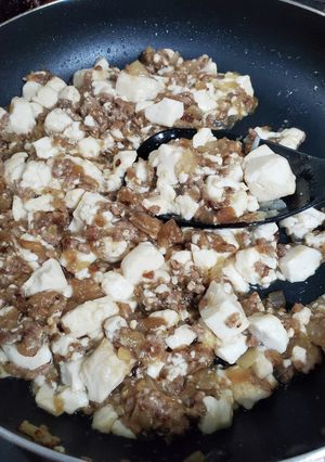 レシピ投稿祭タマネギの味噌麻婆豆腐-レシピのメイン写真