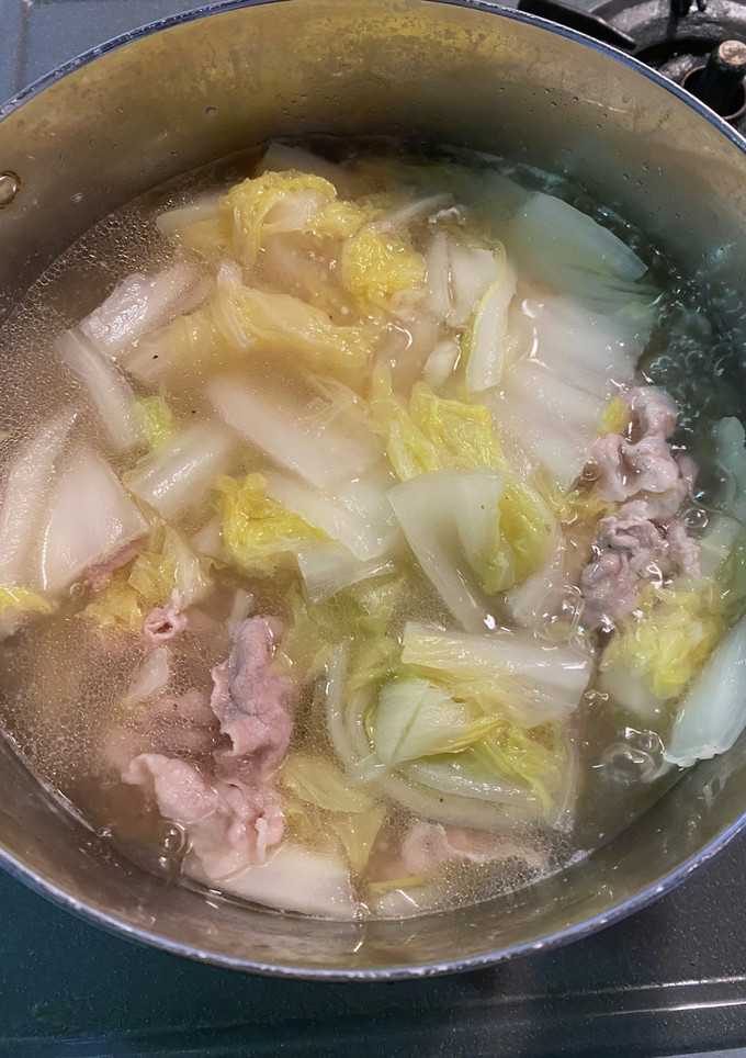 白菜と豚しゃぶの簡単お鍋-レシピのメイン写真