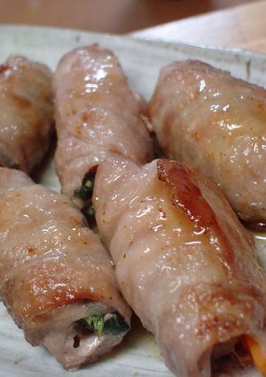 豚肉の野菜巻きお酢のソースで♪-レシピのメイン写真