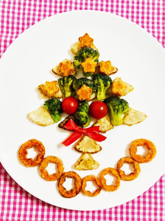 クリスマスに!冬野菜の塩唐揚げ☆-レシピのメイン写真